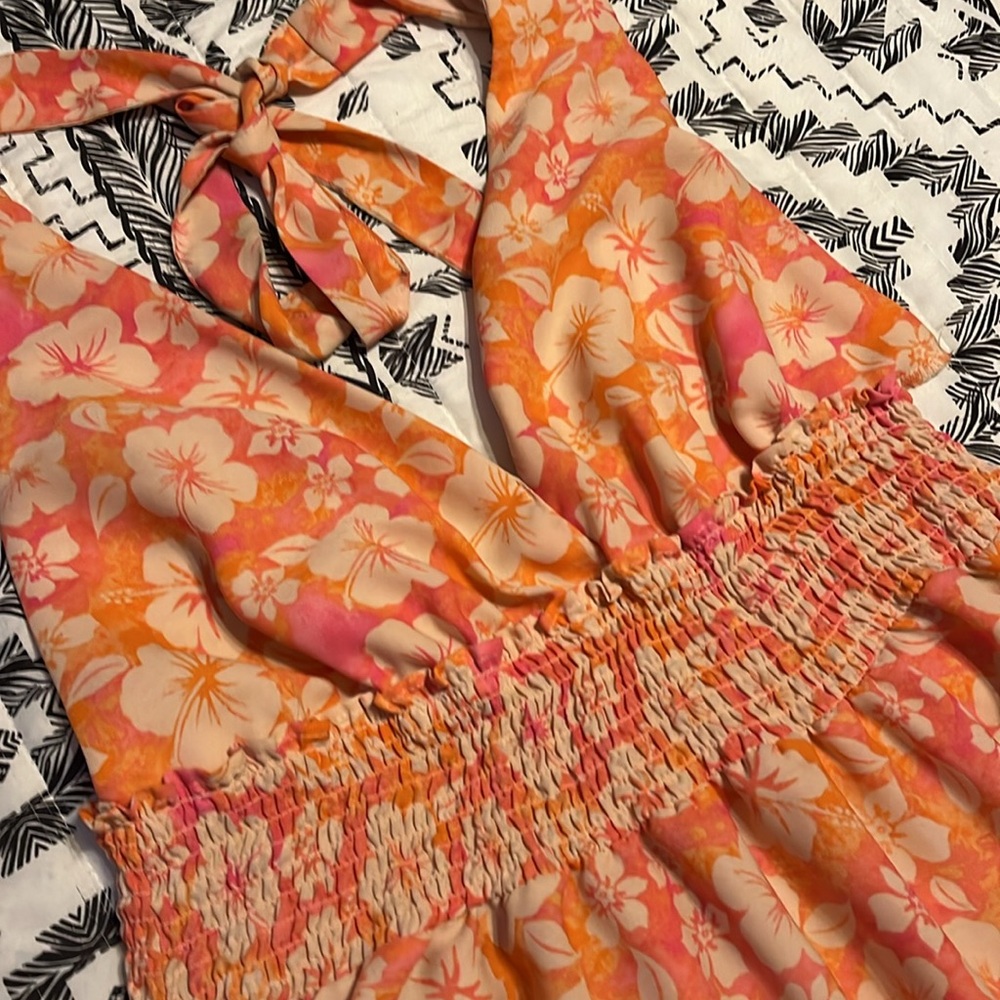 Madden NYC Floral Hawaiian Dress Size XXL - Picture 4 of 9